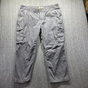 Carhartt Cargo Pants Mens 46x30 Gray Relaxed Fit Force Ripstop Workwear Utility